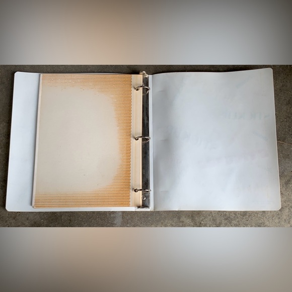 c. 1983 Vtg Hard Plastic 3 Ring Binder Sticker Collection Album - Picture 13 of 13